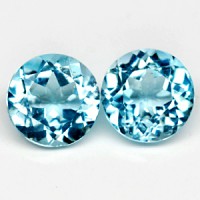 Par de Topázios Sky Blue 4.0mm