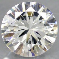 0.05ct Autêntico Diamante Branco 2.40mm