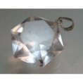 Pingente de Prata 950 com Quartzo Estrela